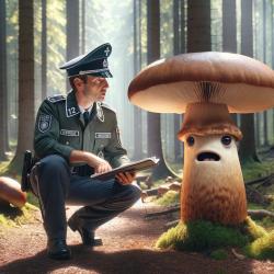 Ungewöhnlicher Vorfall im Sebnitzer Wald: Pilz beschimpft Wanderer